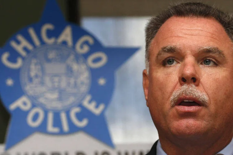 
	Garry McCarthy, ex-superintendente da pol&iacute;cia de Chicago: ele renunciou ao cargo
 (Jim Young/Files/REUTERS)