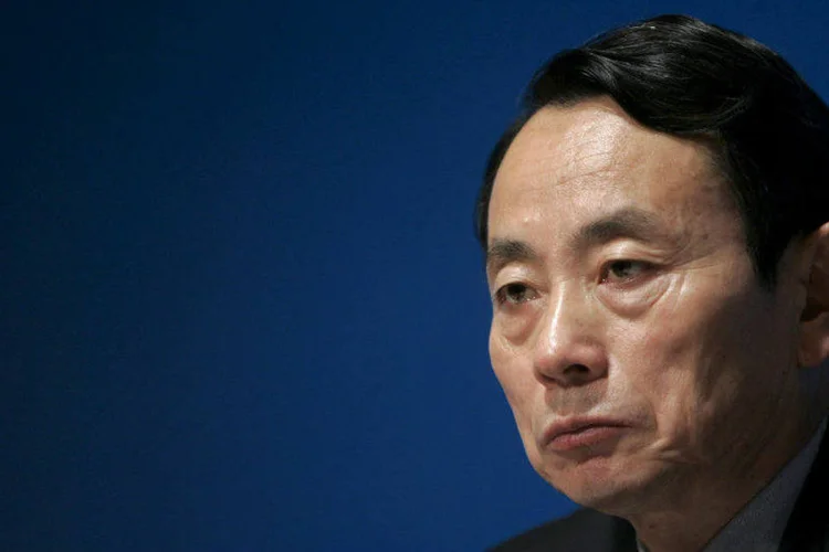 Jiang Jiemin, ex-chairman da China National Petroleum: nem o réu nem seu advogado comentaram o caso desde a detenção do executivo (Paul Yeung/Files/Reuters)