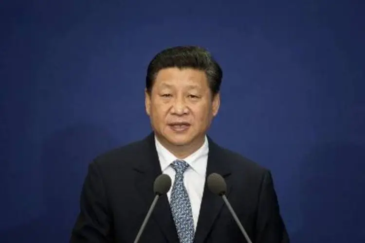 
	Presidente da China, Xi Jinping: acordos preveem um investimento de US$ 5,691 bilh&otilde;es da China na Venezuela
 (Ed Jones/AFP)
