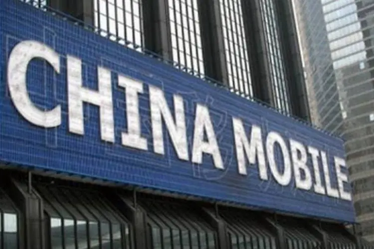
	China Mobile: empresa construiu uma ampla base de assinantes rurais
 (AFP)