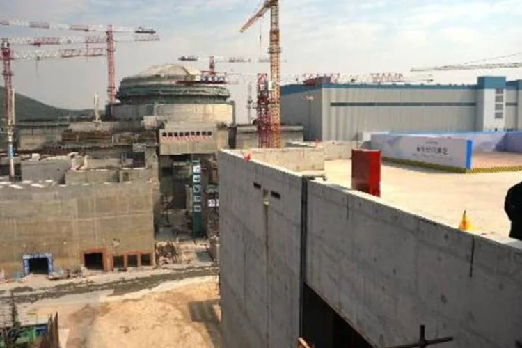 A China se prepara para iniciar a construção do primeiro reator nuclear de terceira geração, rival potencial do EPR francês (Peter Parks/AFP)