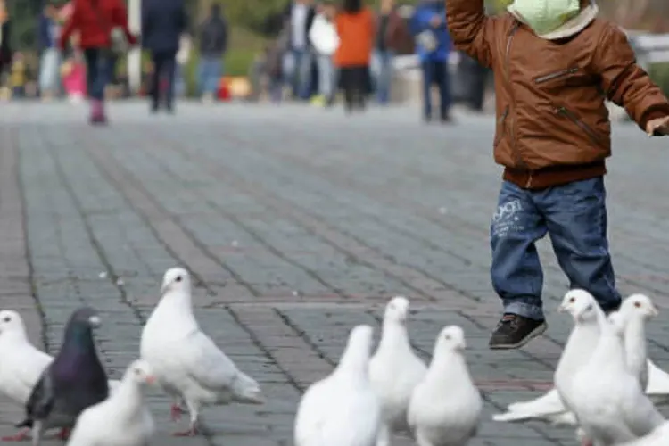 China: nova cepa da gripe aviária já infectou 18 pessoas na China, todas no leste do país. (REUTERS/Aly Song/Reuters)
