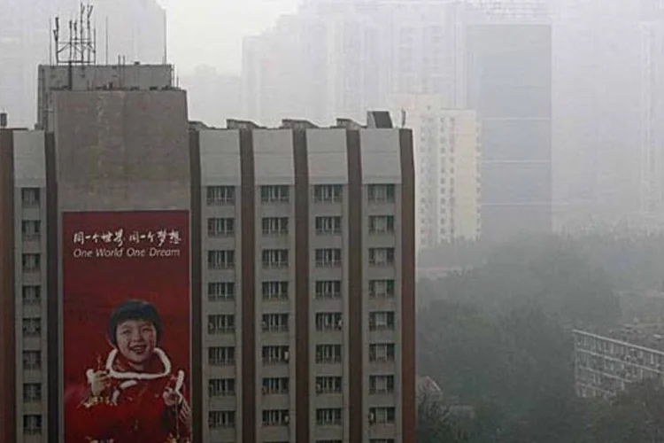 
	Polui&ccedil;&atilde;o atmosf&eacute;rica na China
 (Getty Images)