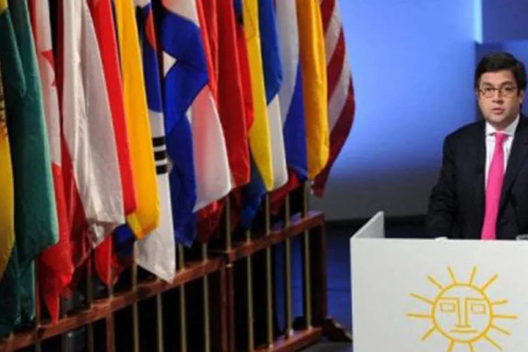 
	O presidente do Banco Interamericano de Desenvolvimento (BID), Luis Alberto Moreno: ainda h&aacute;&nbsp;&#39;&#39;muito trabalho pela frente&#39;&#39;
 (Pablo Porciuncula/AFP)