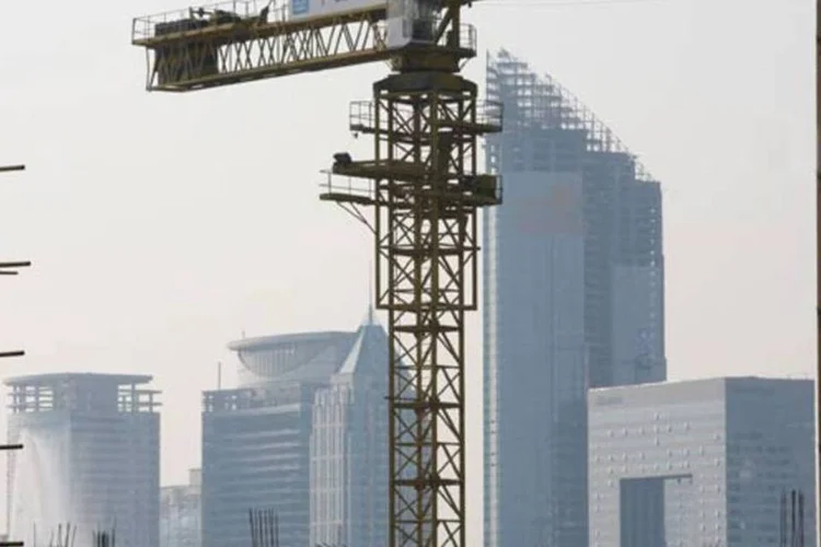 Construção na China: Barclays prevê queda de até 30% no preço dos imóveis (Getty Images)