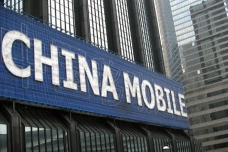 China Mobile, estatal chinesa de telefonia móvel: junto com a petroleira PetroChina, as empresas foram as que mais lucraram no país em 2009 (Daniel Sorabji/AFP)