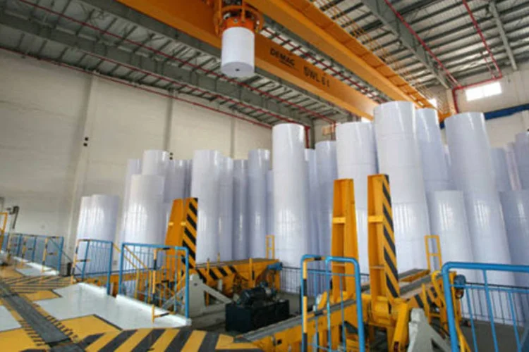 
	F&aacute;brica da chinesa Shan Dong Sun Paper: unidade no Estado de Arkansas deve fabricar celulose do tipo fluff
 (Divulgação/Shan Dong Sun Paper)