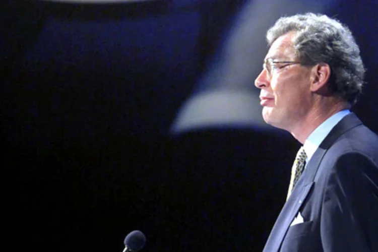 
	Gerhard Cromme, presidente do conselho de administra&ccedil;&atilde;o da ThyssenKrupp: executivo tem apoio do maior acionista da companhia
 (Juergen Schwarz/Reuters)