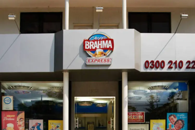 Franquia do Chopp Brahma Express, da Ambev, em São Paulo (Divulgação)