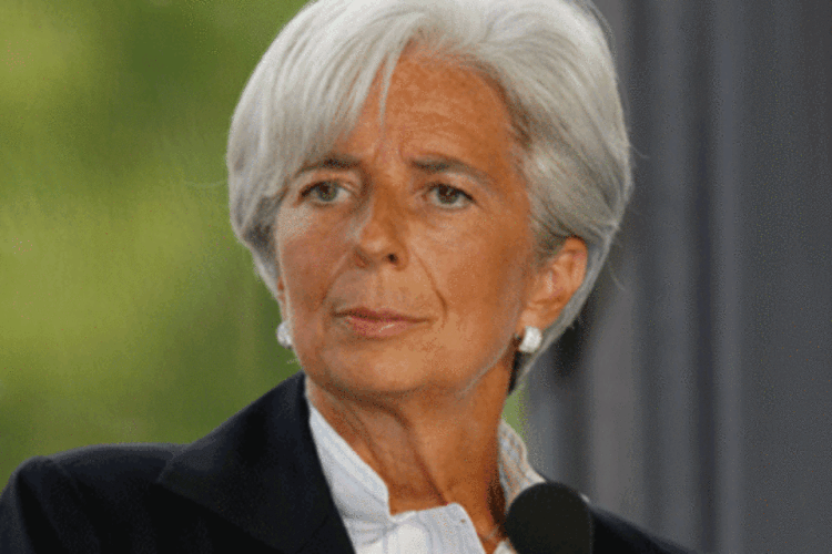 A ministra francesa Christine Lagarde: taxa sobre bancos mais perto de sair  (.)