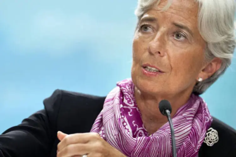 Christine Lagarde: nova diretora do FMI vai manter cooperação com OIT (Brendan Smialowski/Getty Images)