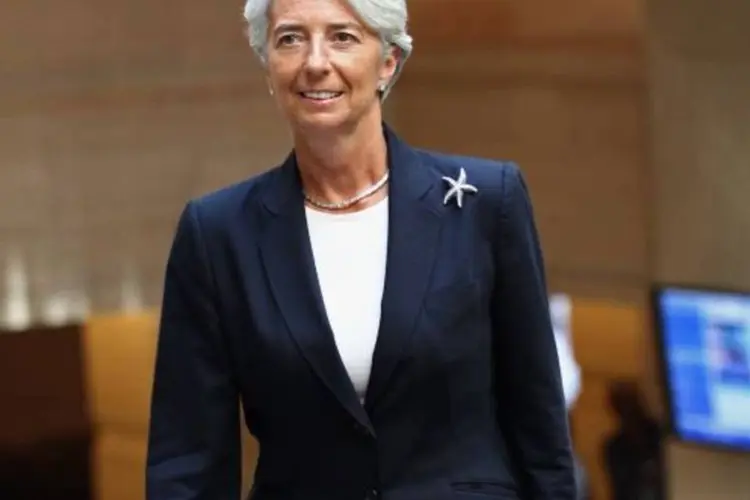 Christine Lagarde no FMI (Win McNamee/Getty Images)