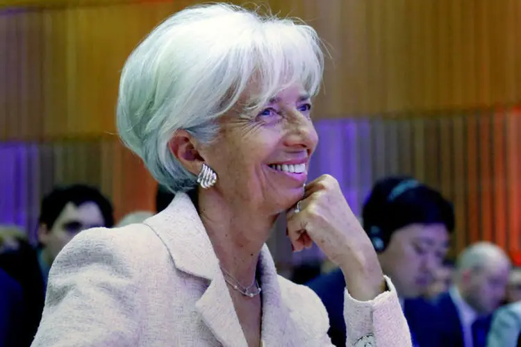 
	Christine Lagarde: ela disse que o desembarque de mais mulheres nos primeiros planos da pol&iacute;tica mundial constituiria &quot;uma mudan&ccedil;a bem-vinda&quot;
 (Jacky Naegelen / Reuters)