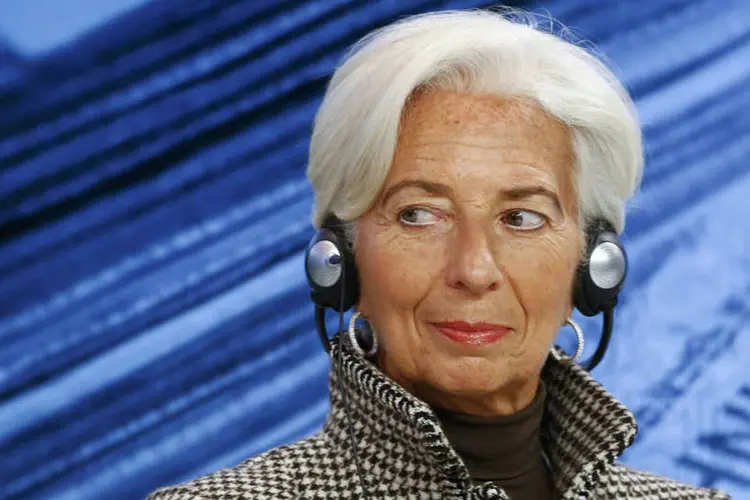 
	Christine Lagarde: a recupera&ccedil;&atilde;o da crise financeira global de 2007-2009 &quot;continua muito lenta, muito fr&aacute;gil, e os riscos &agrave; sua durabilidade est&atilde;o aumentando&quot;
 (Ruben Sprich / Reuters)