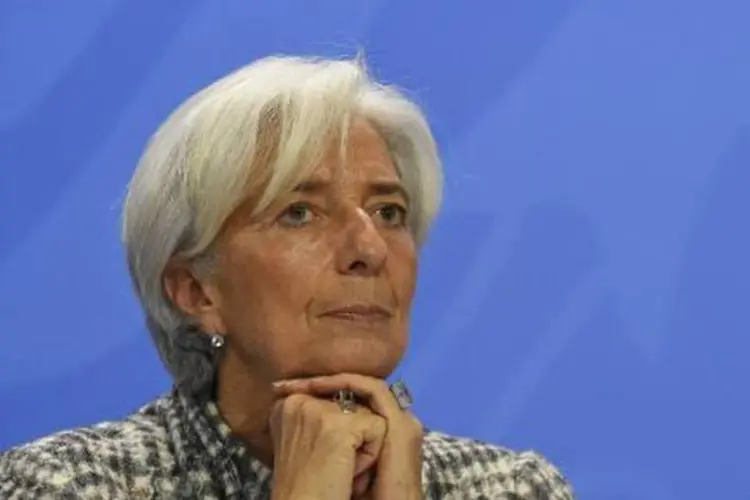 
	Diretora-gerente do FMI, Christine Lagarde, esteve presente em reuni&otilde;es do G20
 (Tobias Schwarz/AFP)