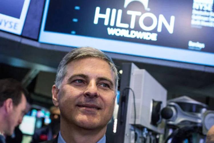 
	Christopher Nassetta, CEO do Hilton: grupo ter&aacute; hotel boutique a partir de 2014
 (Andrew Burton/Getty Images)