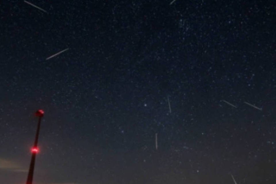 Chuva de meteoros atingirá ápice nesta terça (12)