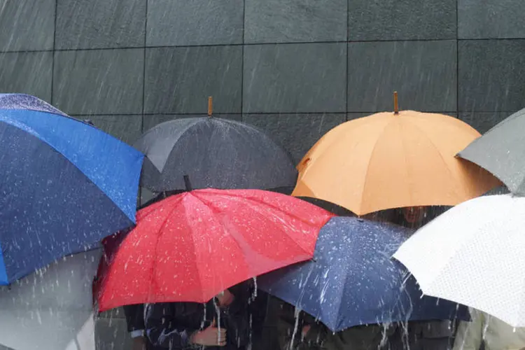 
	Chuva em S&atilde;o Paulo: a temperatura permaneceu abaixo dos 20&ordm;C durante o dia
 (Thinkstock)