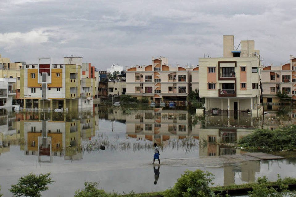 Chuvas na Índia deixam 269 mortos e 2 milhões de afetados