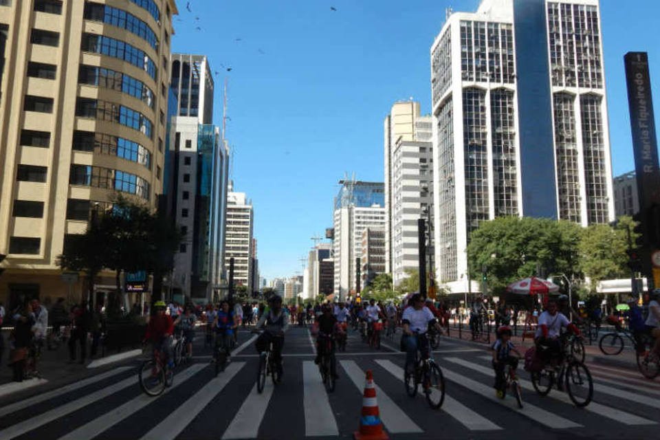 Inauguração da ciclovia na Avenida Paulista em 14 imagens