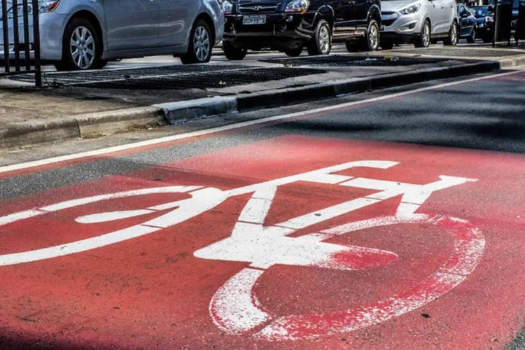 
	Ciclofaixa na Paulista: em decorr&ecirc;ncia do atropelamento, avenida tinha duas faixas bloqueadas
 (Kelsen Fernandes / Fotos Públicas)
