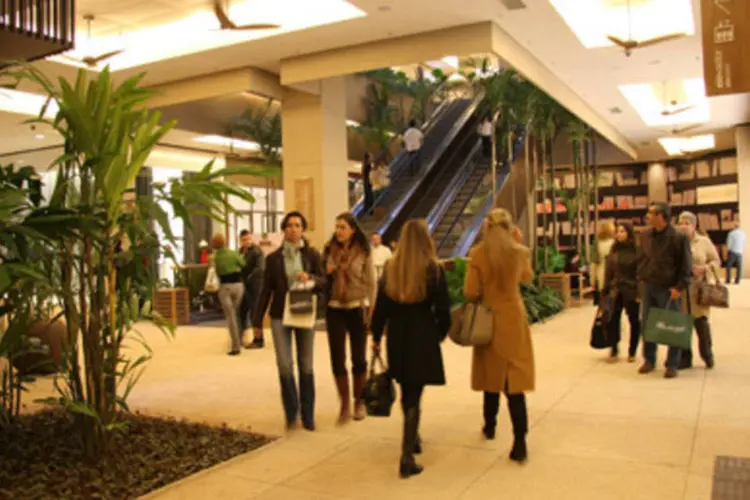 Interior do Shopping Cidade Jardim, em São Paulo: é a primeira vez no Brasil que um shopping adota medidas parecidas (Leo Feltran/Exame/Exame)