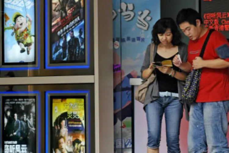 
	Cinema em Xangai: coprodu&ccedil;&atilde;o franco-chinesa relata o relacionamento secreto entre um chin&ecirc;s e um europeu
 (AFP / Philippe Lopez)
