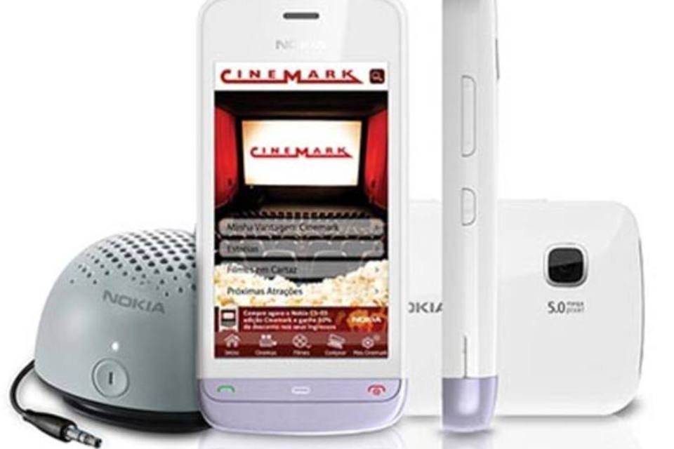 Nokia e Cinemark lançam aparelho e aplicativo de compra de ingressos