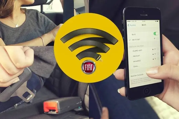 A iniciativa, batizada de "Wi-Fi Salva Vidas", reforça a estratégia da Fiat em promover um trânsito mais seguro (Divulgação)