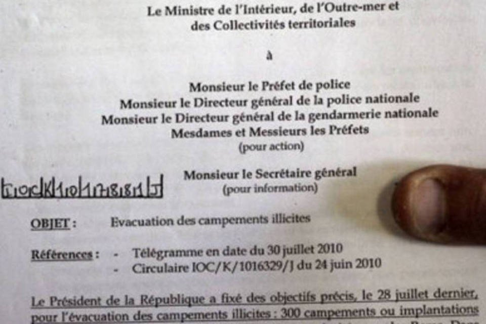 UE: expulsão de ciganos na França é uma vergonha