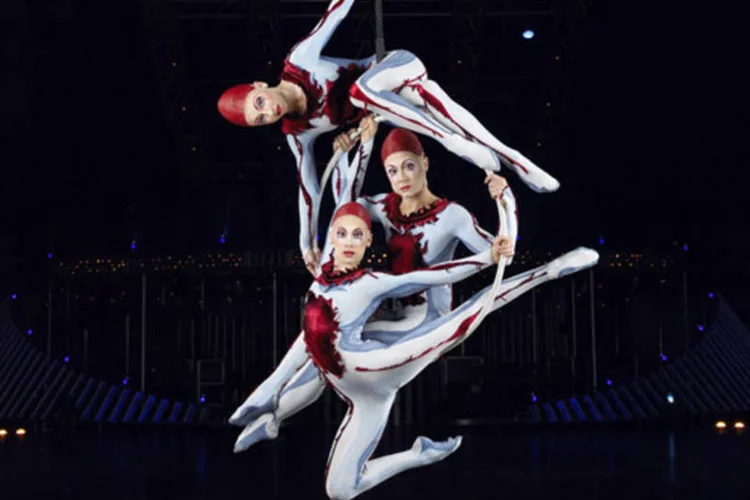 Espetáculo Quidam, do Cirque du Soleil: no Brasil, os ingressos valem mais que triplo do valor cobrado no Canadá e 5,5 vezes mais que o preço na Inglaterra (Al Seib/Divulgação)