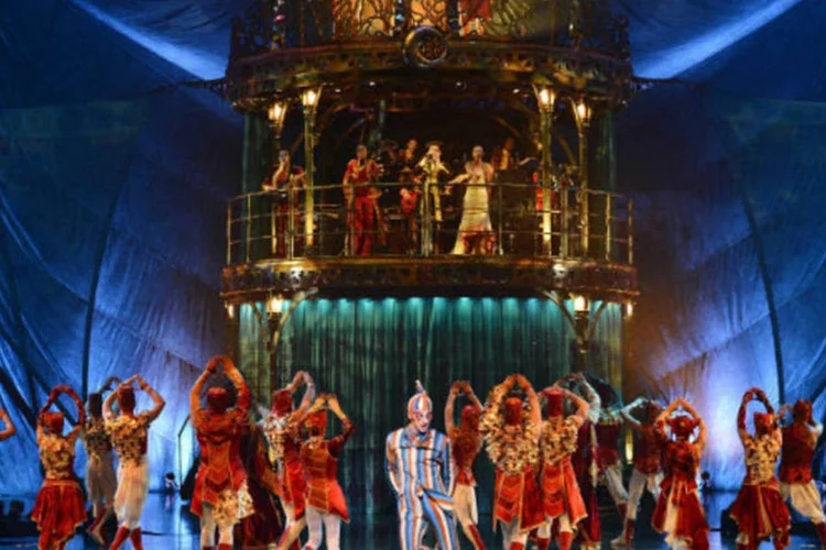 
	Apresenta&ccedil;&atilde;o do Cirque du Soleil em Londres: apesar do faturamento de US$ 1 bilh&atilde;o em 2012, a empresa n&atilde;o conseguiu ter lucro
 (Paul Hackett/Reuters)
