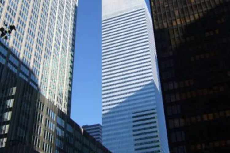 Prédio do Citigroup em Manhattan, Nova York: as ações do grupo acumulam alta de 38% no ano (.)