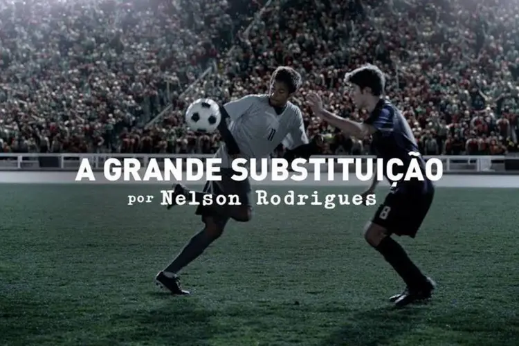 Claro relembra crônica Nelson Rodrigues sobre Pelé para saída de Neymar: texto convoca torcedores a entrar em campo (Divulgação/Claro)