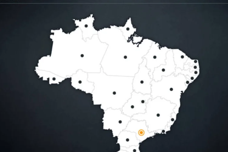 Infográfico: distribuição de classes no Brasil, por estado (Beatriz Blanco / EXAME.com)