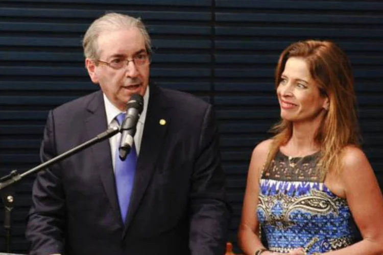 Cunha e Cláudia: de acordo com os investigadores da Operação Lava Jato, Cláudia era beneficiária de recursos não declarados por Cunha na Suíça (Marcos Oliveira/Agência Senado)