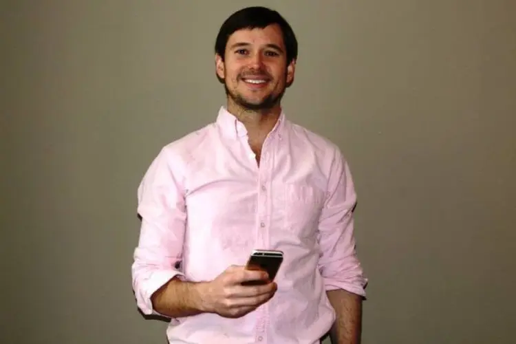Clayton Spencer, fundador do Kickoff: "Não é um app de azaração" (Divulgação)