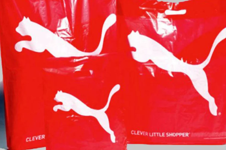 Sacolas biodegradáveis da Puma (Divulgação)