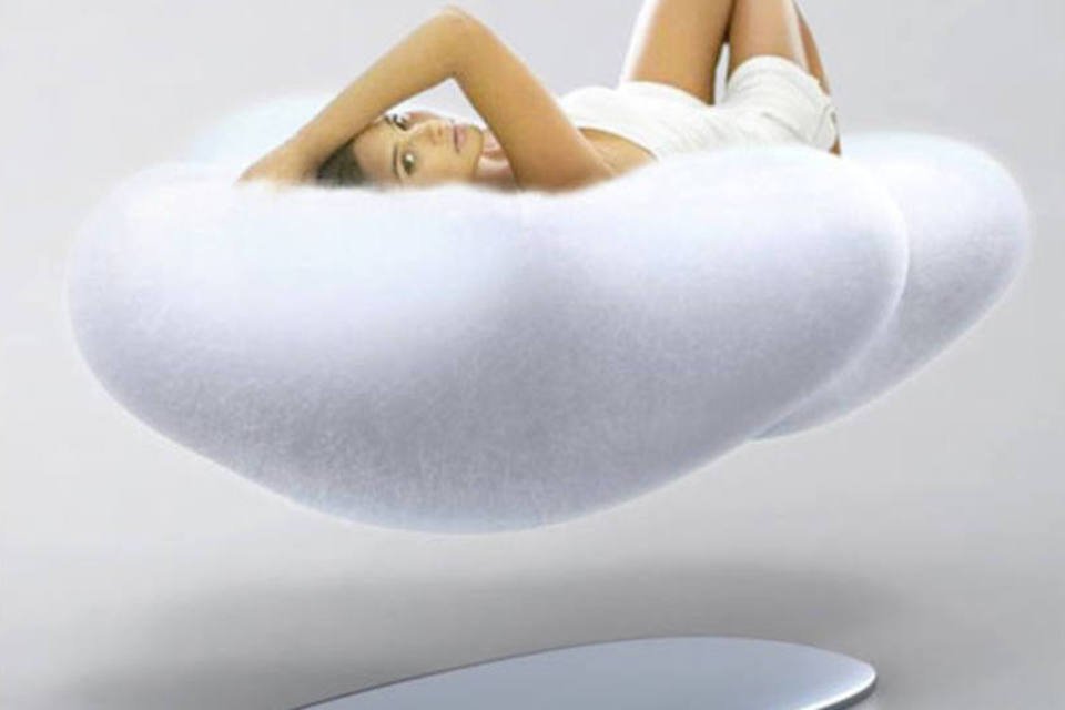 Um sofá que te deixa, literalmente, nas nuvens