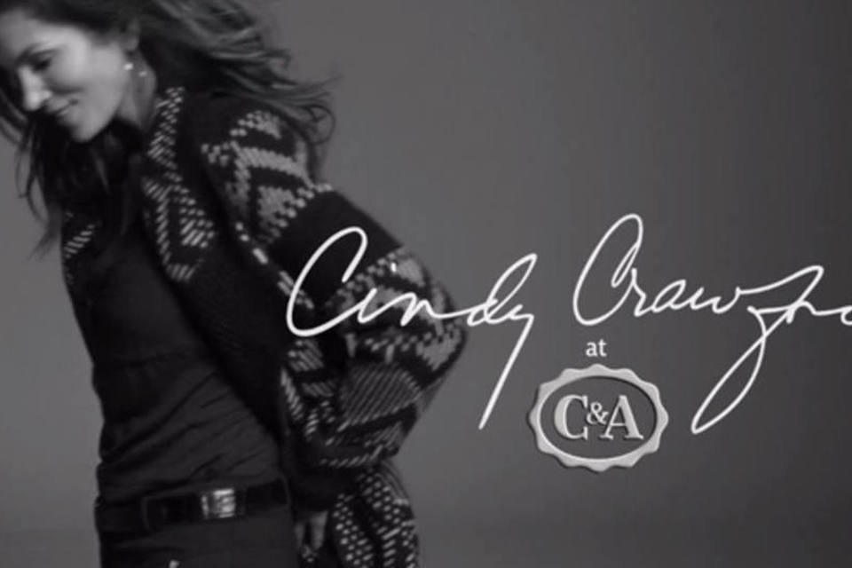 Cindy Crawford lança nesta segunda sua coleção para C&A