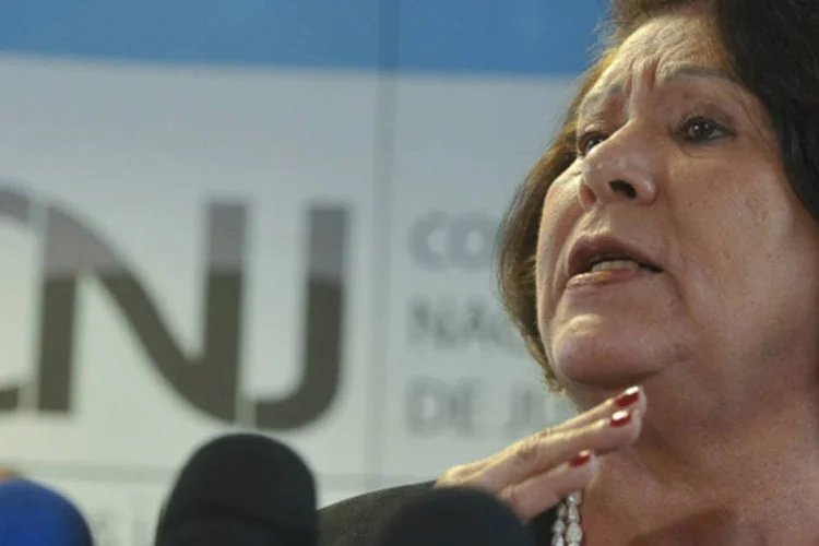 A corregedora-geral da Justiça, ministra Eliana Calmon (Antonio Cruz/Abr)