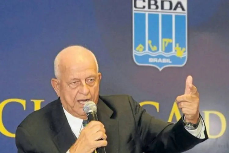 Coaracy Nunes: ele preside a entidade desde 1988 e é acusado pelo Ministério Público de improbidade administrativa (Divulgação/CBDA)