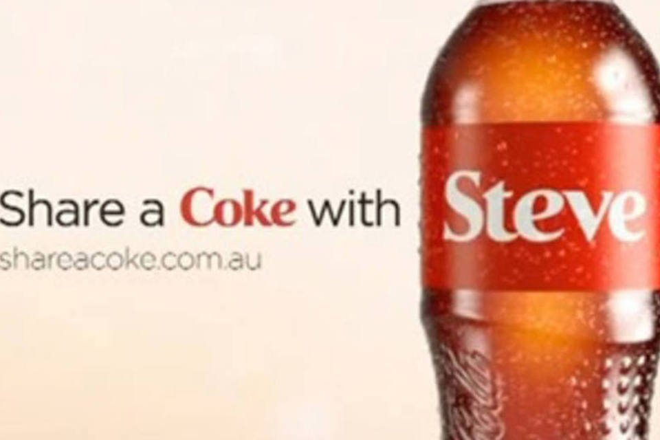 Coca-Cola troca logo por nome de pessoas