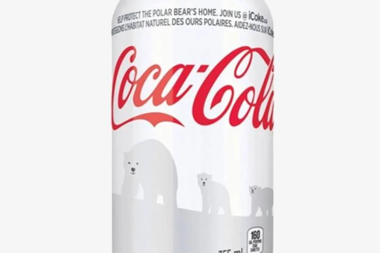 Lata branca de Coca-Cola (Divulgação)