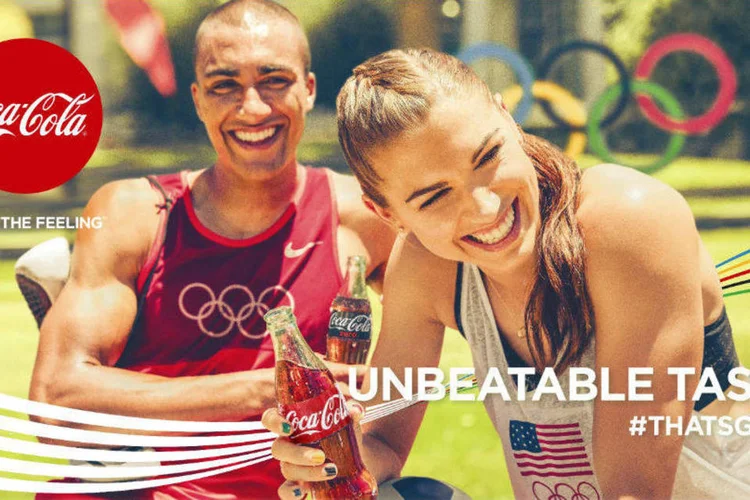 
	Campanha da Coca-Cola para o Rio 2016: marca foi a mais citada no Twitter no contexto dos Jogos Ol&iacute;mpicos
 (Divulgação/Coca-Cola)