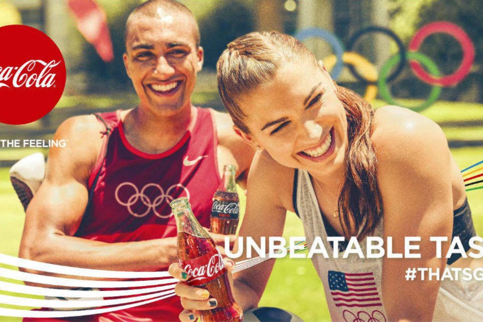 No Twitter, os vencedores da Olimpíada foram Coca-Cola e EUA