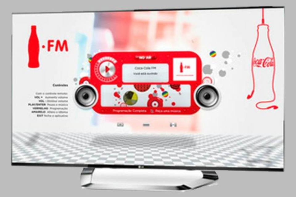 Coca-Cola lança aplicativo de música para smart TVs LG