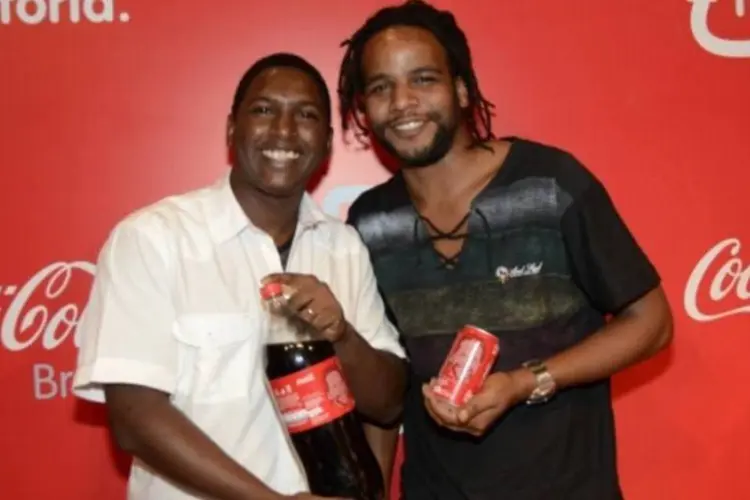 Marcos André e Tião Santos, brasileiros do projeto Coletivo, da Coca-Cola (Divulgação)