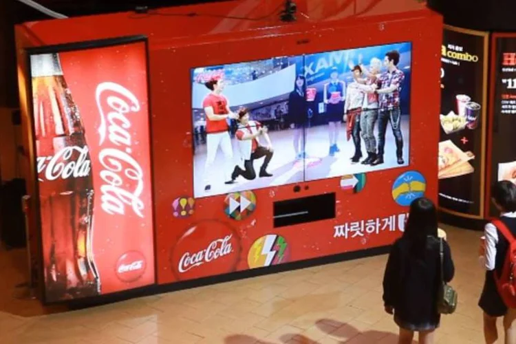 
	M&aacute;quina foi instalada em Seul
 (Reprodução)
