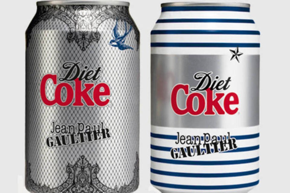 Diet Coke apresenta latas de Jean Paul Gaultier
